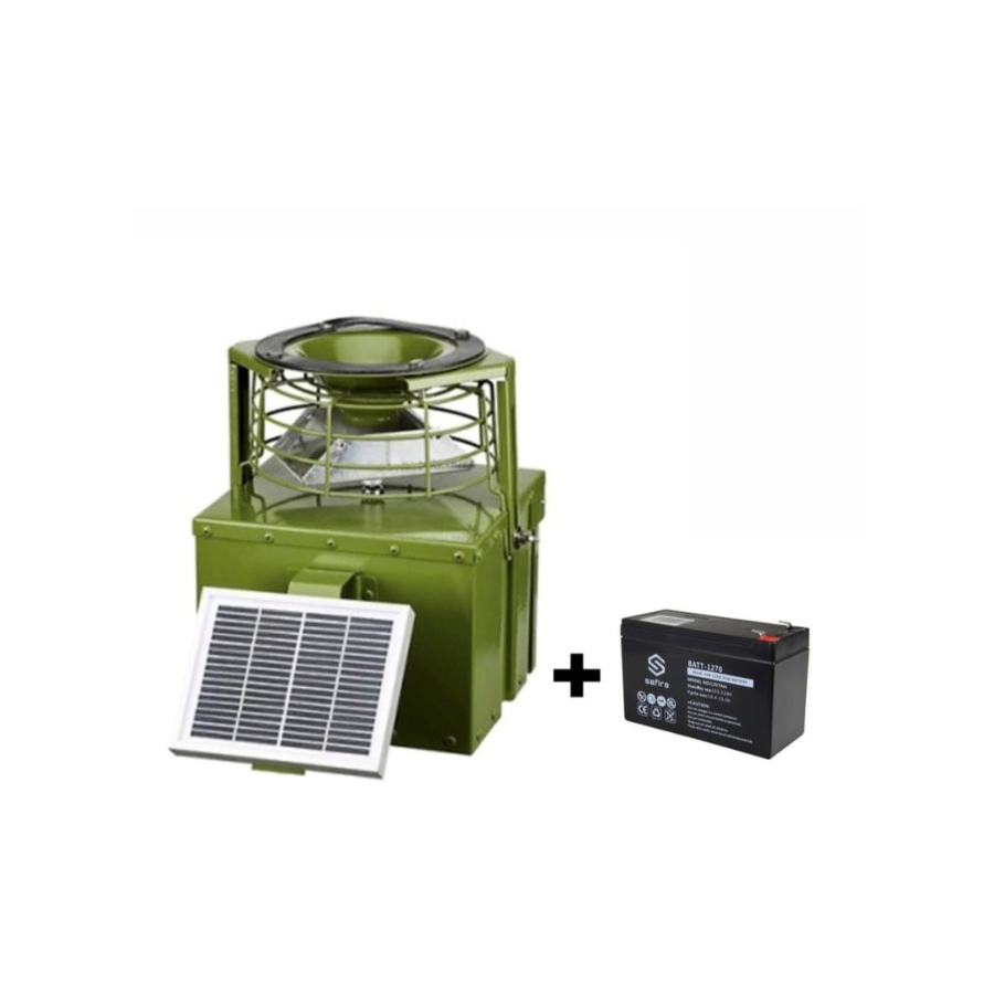 Dispensador Metálico de Grano con Batería 12V