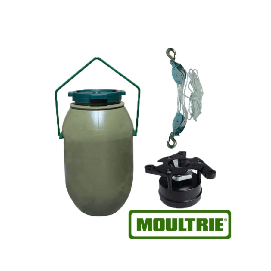 Comedero con dispensador moultrie