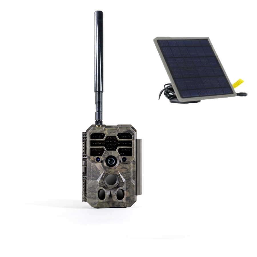 GardePro X80GL con placa solar